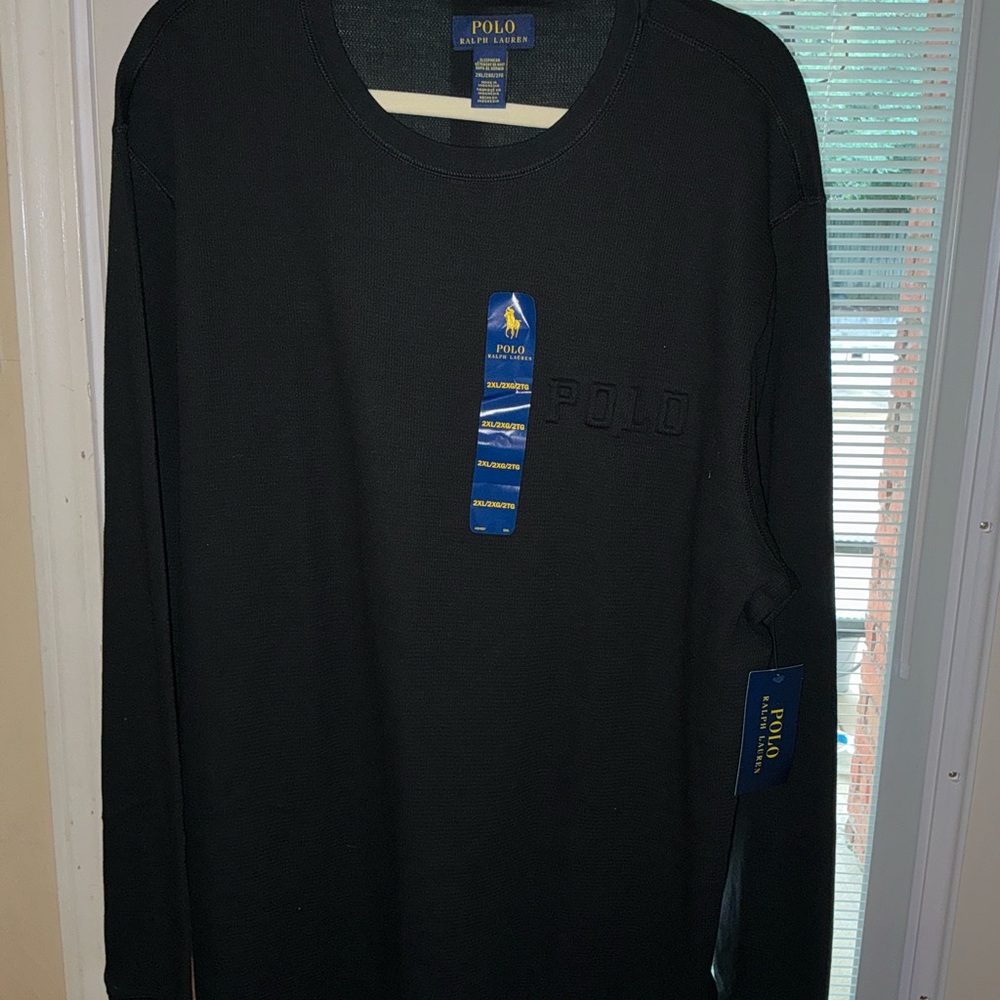 Polo Ralph Lauren Sleep Shirt Black Size XXL - Picture 10 of 12